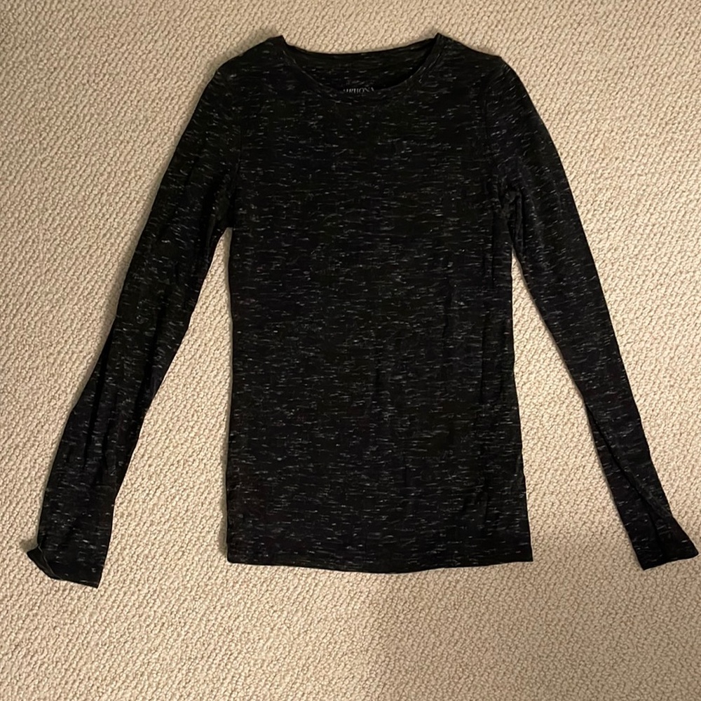 Merona grey long sleeve top